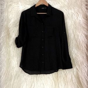 Apt 9 black blouse size medium.